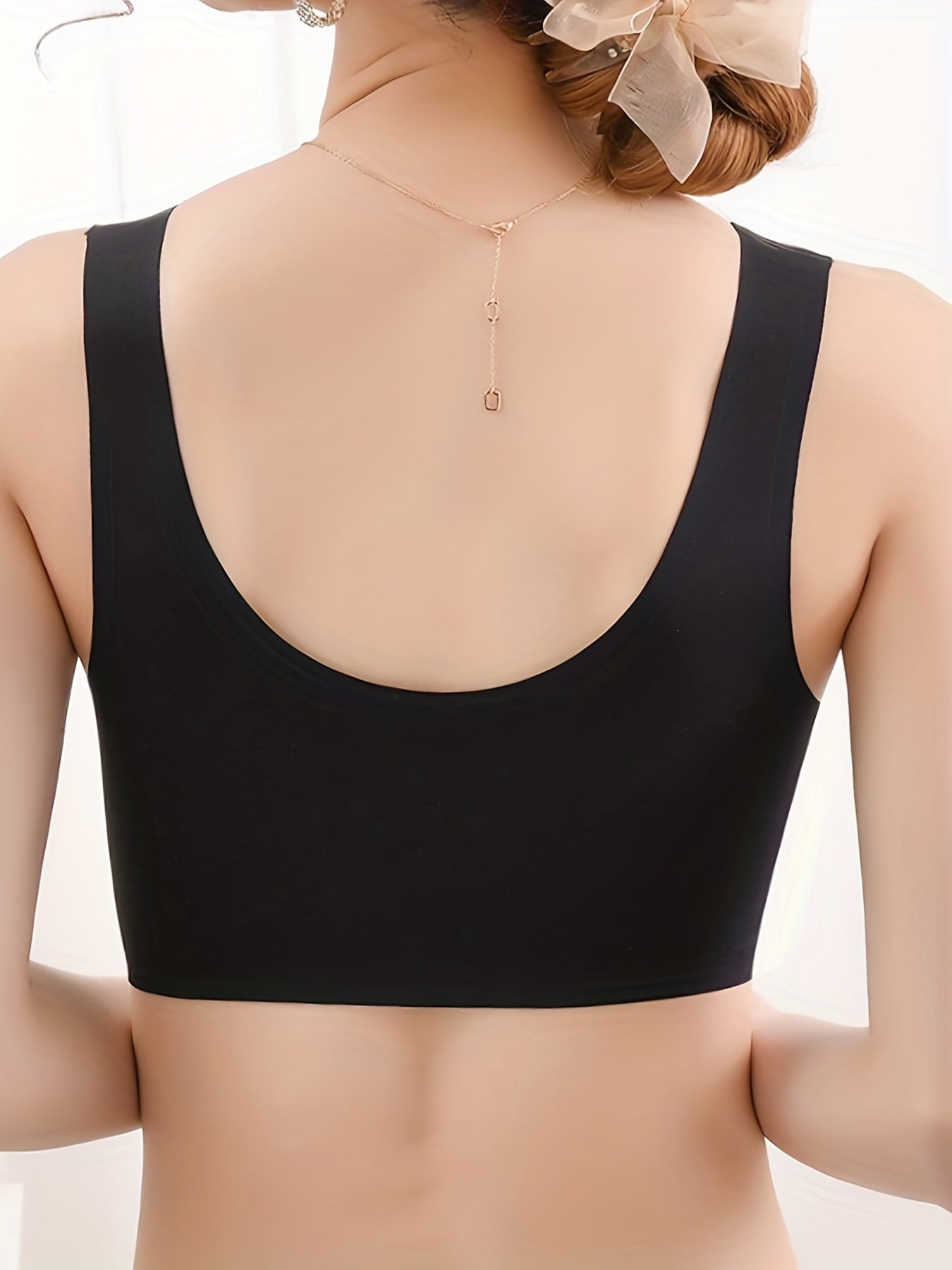Lace Wireless Bra Scallop Trim
