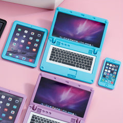 3pcs Alloy Dollhouse Laptop Tablet Mobile Phone Pendants Toy Accessories