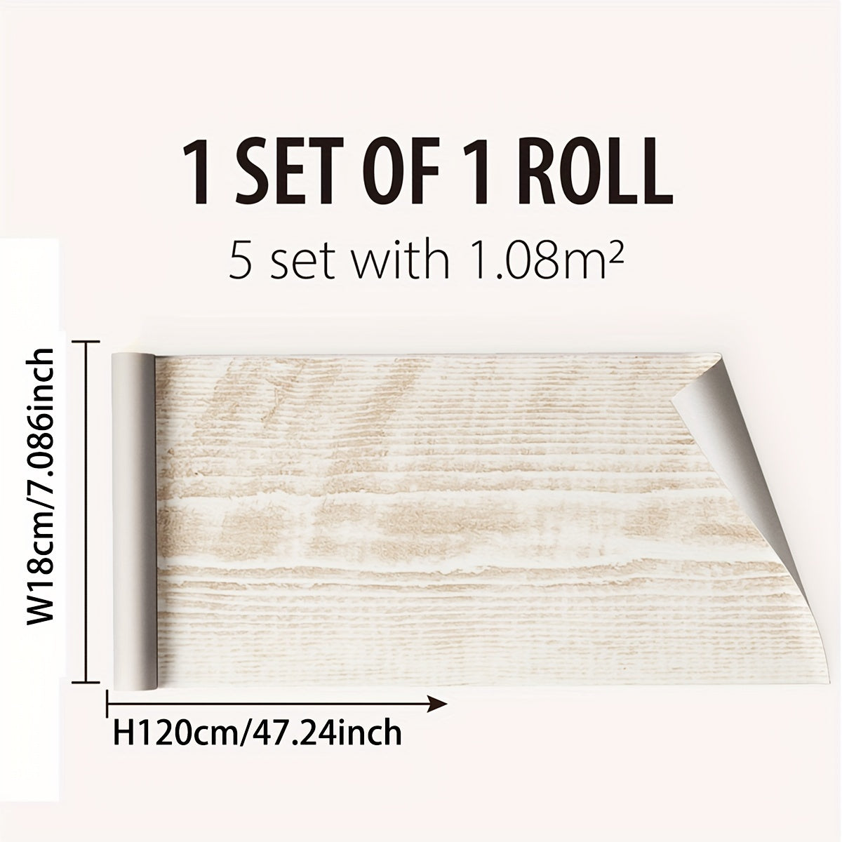 Wood Grain Waterproof Floor Stickers Self adhesive