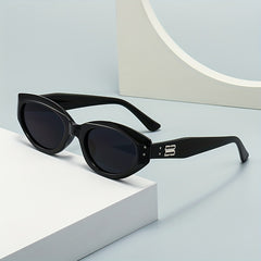 Men's Oval Frame Sunglasses Retro UV Protection Summer Sunglasses