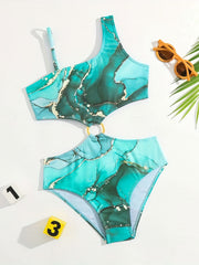Girls' Cami Swimsuit Kids Clothes For Summer Beach Gift Bathing Suit