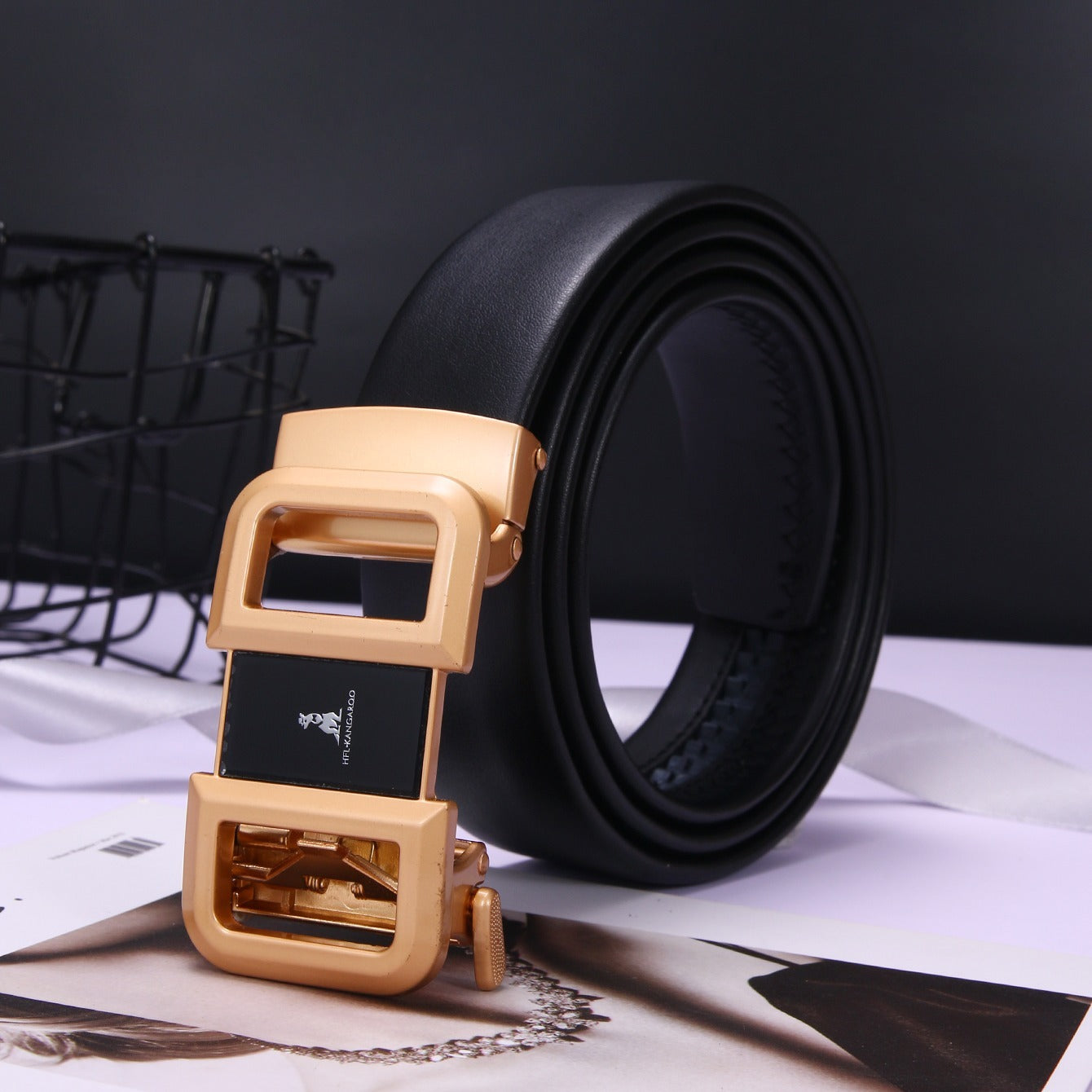 Men's Auto Buckle Belts - Fashionable & Convenient
