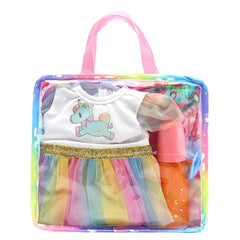 Rainbow Handbag & Accessories Set for 18 Inch Dolls