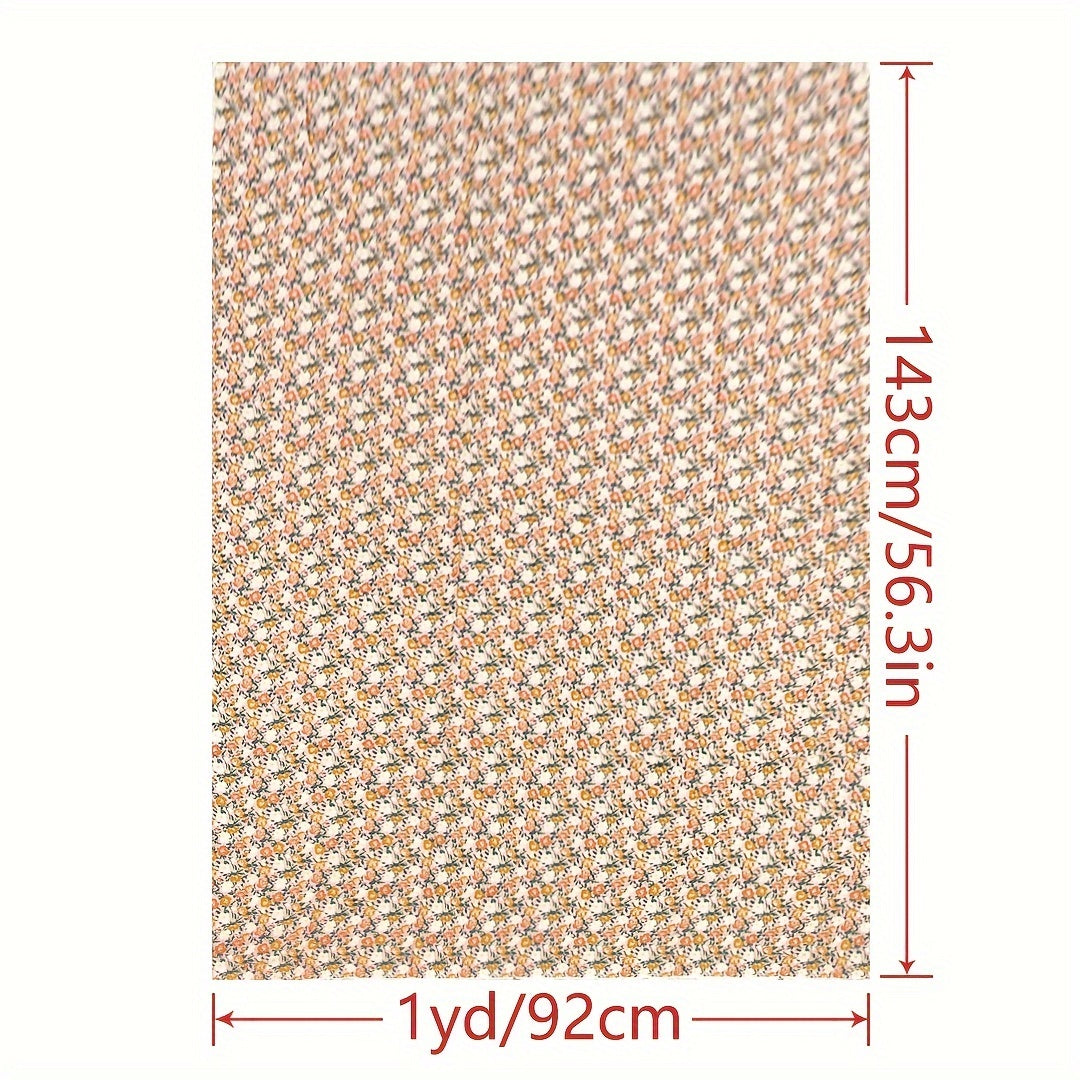 1yd Faux Cotton Fabric DIY Cloth Pants Dress Quilt Covering Fabric