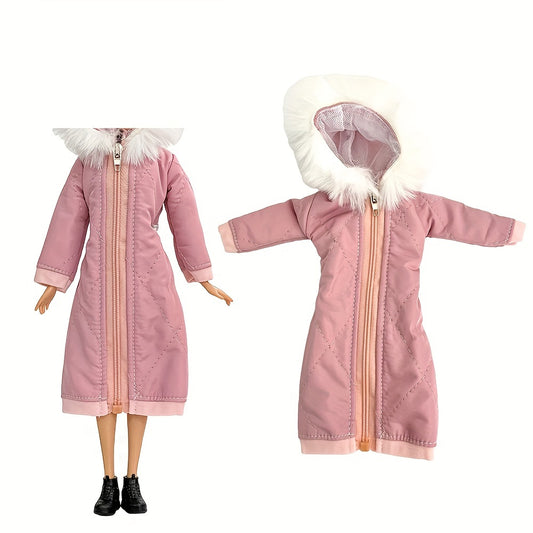 Long Coat Winter Dress Warm Clothes For 1 6 Doll