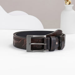 Casual Vintage Business Style Leather Belt