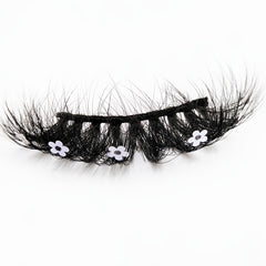 Fluffy Flower Eyelashes Faux Mink Lashes 25mm