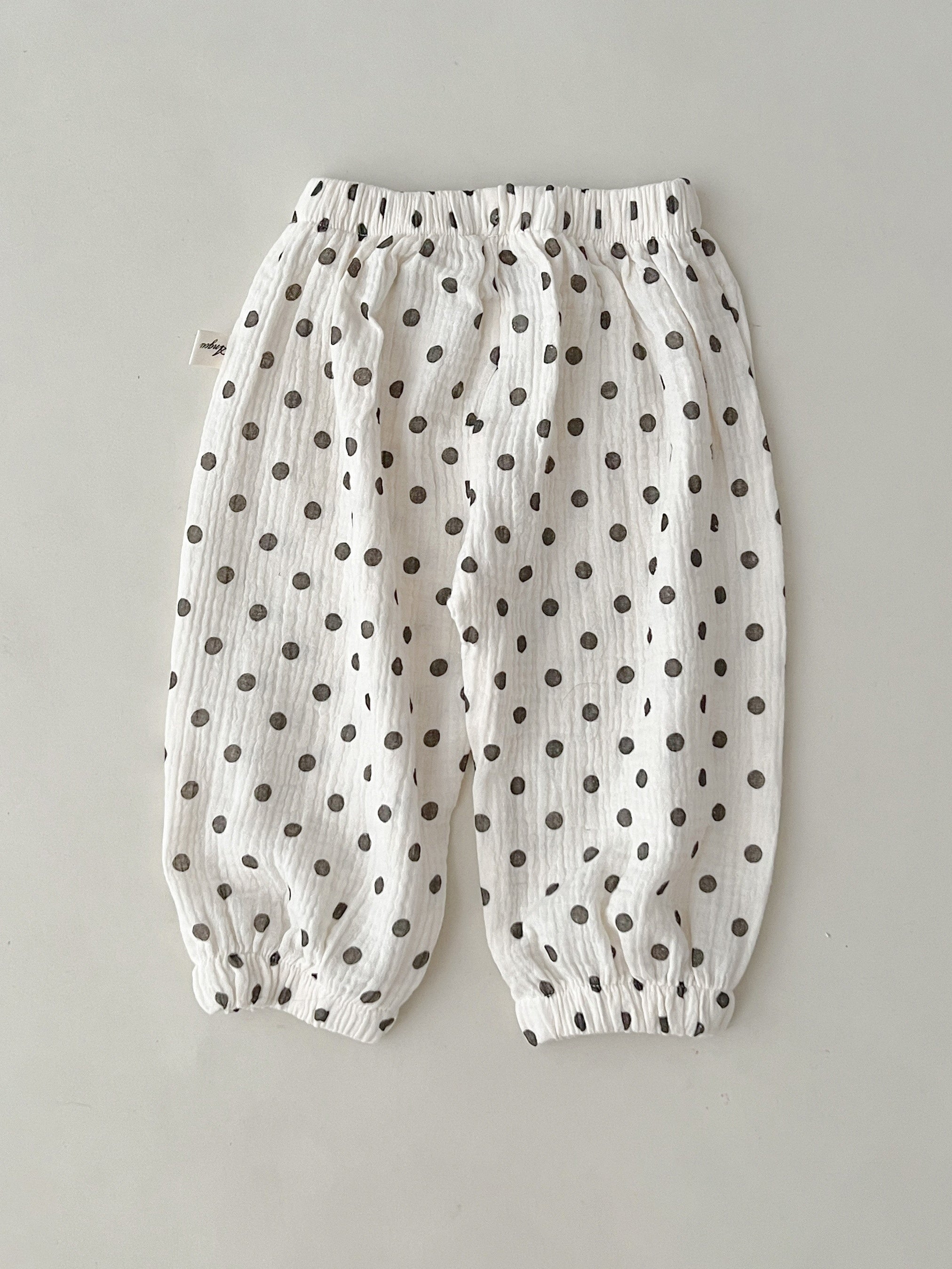 Baby Girls Casual Elastic Waist Pants with Assorted Designs