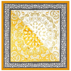 Boho Paisley Print Satin Scarf Shawl Bandana Head Wrap