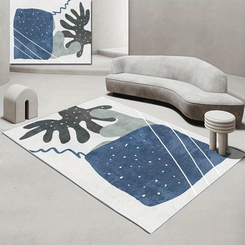 Modern Abstract Area Rug Soft Non-slip Carpet Washable