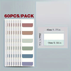 240 120 60 Colored Writable Index Labels for Students & Teachers