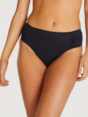 Ruched Stretchy Bikini Bottoms High Cut Swim Briefs