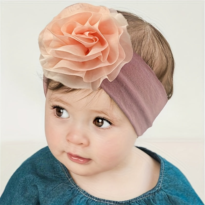 Baby Wide Flower Headband Hair Band