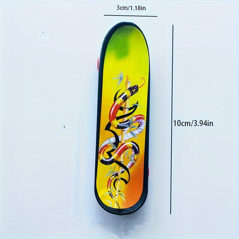 Mini Finger Skateboard Toy for Kids, Plastic, Fun Desk Item