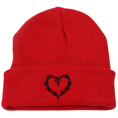 Heart shaped Knitted Hat Hip hop Hat Beanie Hat For Men And Women