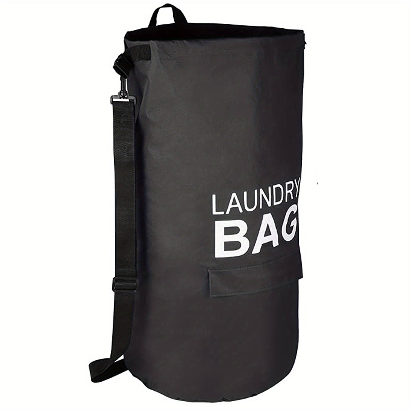 Large Capacity 71L Laundry Basket Foldable Adjustable Shoulder Strap