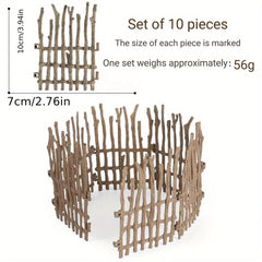 Farm Pasture Fence Accessories Greening Decoration Small Fence Ornaments Toys