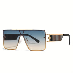 One Piece Metal Polarized Sunglasses Mixed Casual Party Sunglasses