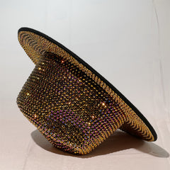 Rhinestone Fedora Hat Vintage Accessories Women