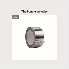 High Temp Aluminum Foil Tape for Hot Water Pipe Sealing Stove Sink Mold Proof