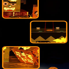 DIY Halloween Luminous Lantern Ornaments for Party Decoration