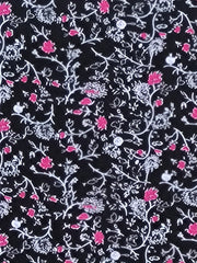 Floral Print Tank Top V Neck Sleeveless Summer Top