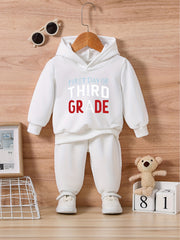 Toddler Baby Long Sleeve Sweatshirt and Trousers Set for Fall Winter