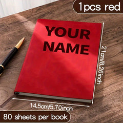 Personalized A5 Diaries & Notebooks - Soft PU Leather Cover