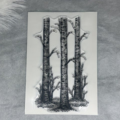 Plant Tree Rubber Stamp for Cards Making DIY Scrapbooking