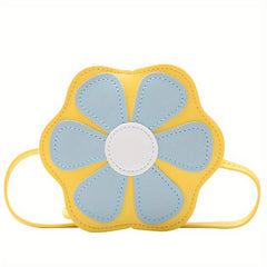 Girl's Candy-colored Small Bag Flower-shaped Princess Diagonal Bag