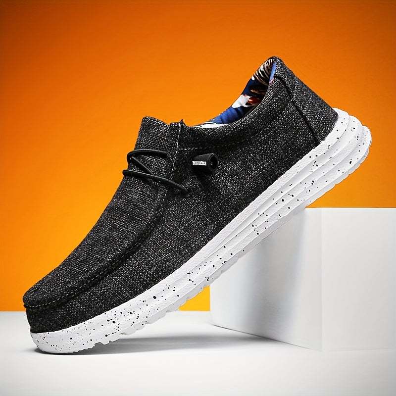 Men's Canvas Slip On Sneakers Lightweight Non Slip Shoes
