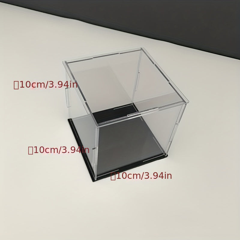 High Transparent Car Cartoon Building Blocks Model Box