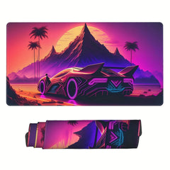 Oversized Car Mouse Pad 31x15inch Rubber Non-slip Keyboard Office Game Pad