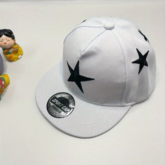 Teen Star Embroidery Adjustable Baseball Cap Sun Protection