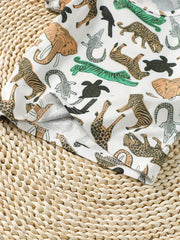 Cute Animal Print T-Shirts for Kids - Perfect for Summer