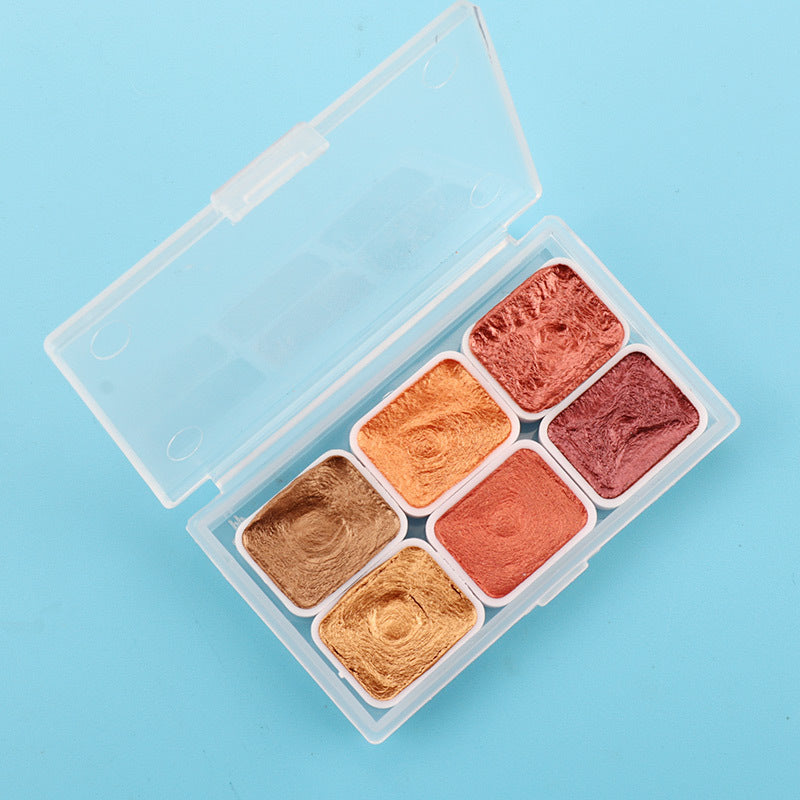 60 Colors Pearlescent Watercolor Paint Set for Artists