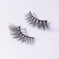 7 Pairs Natural 5D Curly Half Eyelashes 14mm - Lengthening & Thickening