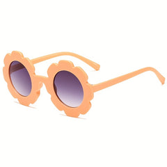 Y2K Flower Shape Sunglasses for Girls, Outdoor Sun Protection Party