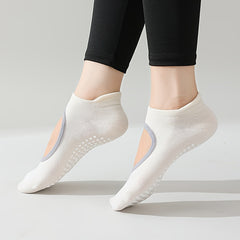 Women's Backless Non-slip Yoga Socks Grips Sports Socks For Pilates Barre Ballet