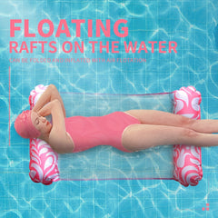 Foldable Inflatable Floating Row Swimming Pool Water Lounger