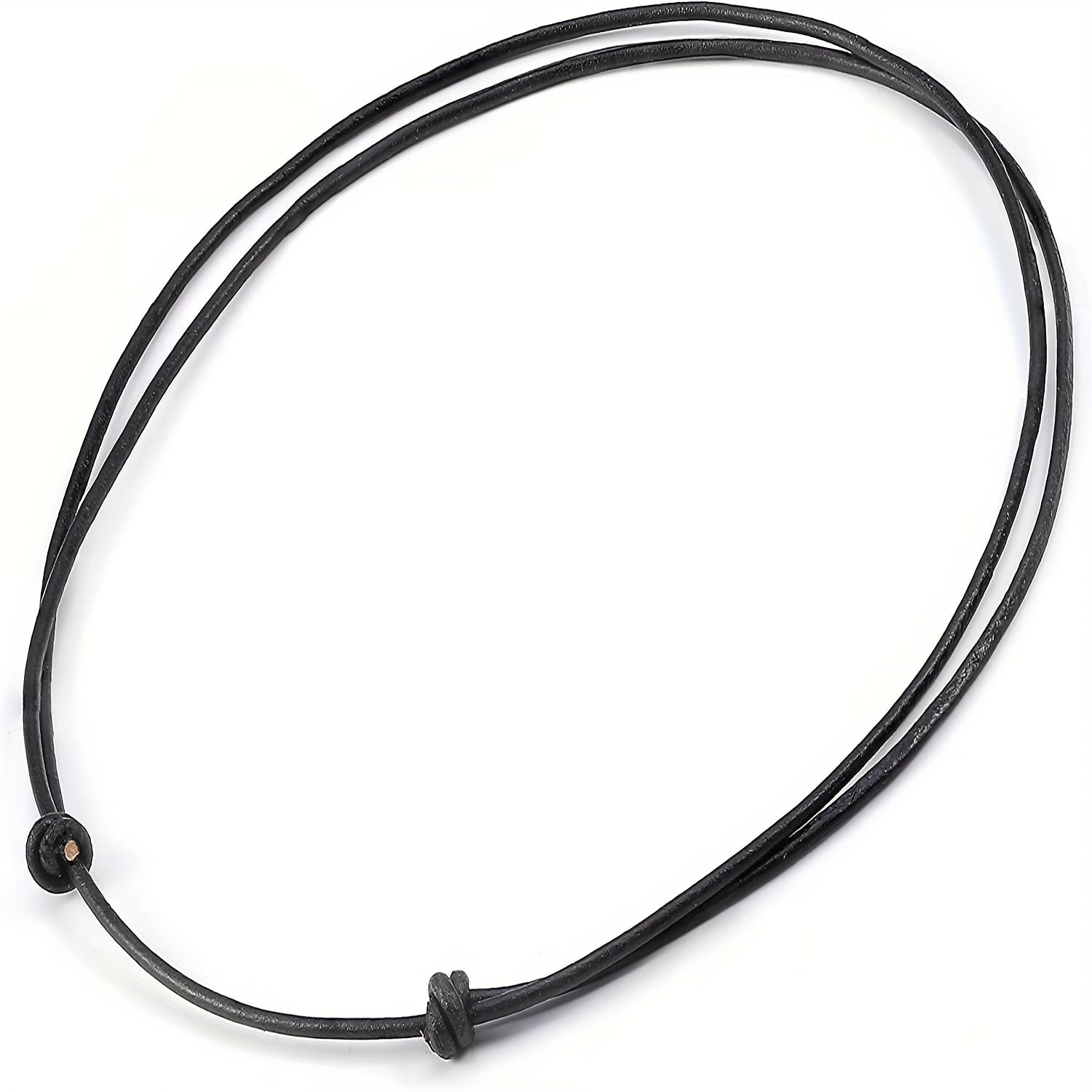 Adjustable Leather Rope Necklace for Women