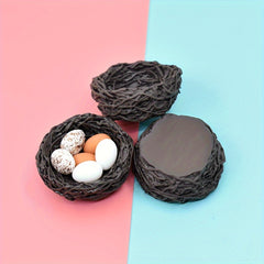 15pcs Faux Quail Eggs Beads Set Resin Artificial Eggs DIY Crafts Art Supplies