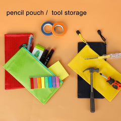 24 Pack Multicolored Waterproof A6 Zipper Pouch Organizers