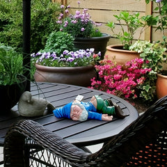 Funny Garden Gnome Resin Statue for Outdoor Indoor Decor