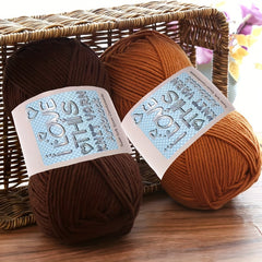 Soft Textured Crochet Yarn for DIY Arts Crafts