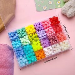 Cat Claw Shaped Wax Bead Set 24 Grid Box