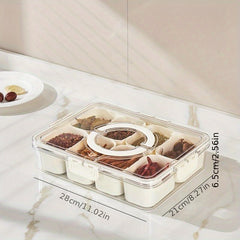 Kitchen Spice Storage Basket 4 8 Grids Refrigerator Storage Box