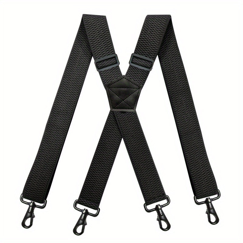 Heavy Duty Suspenders For Men Work Outdoor Motorbiking Skiing