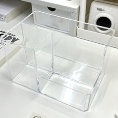 Acrylic Desktop Storage Box Office Stationery Book Organizing