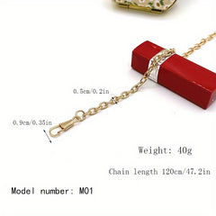Metal Chain Bag Strap Replaceable Detachable Shoulder Bag Strap